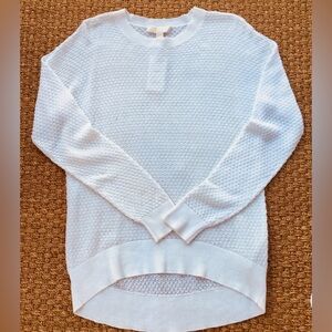UEC Michael Kors Size M Knit Sweater Long Sleeve Crew Neck Honeycomb Waffle